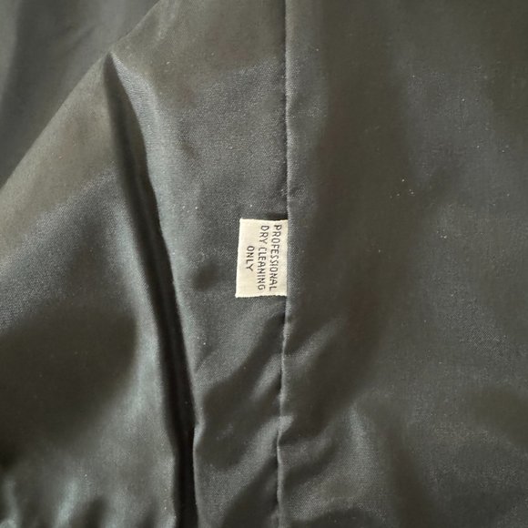 XS S Faux Persian Lamb Jacket Long Sleeve Stand Collar New Lining 1940s 1950s - Picture 11 of 13